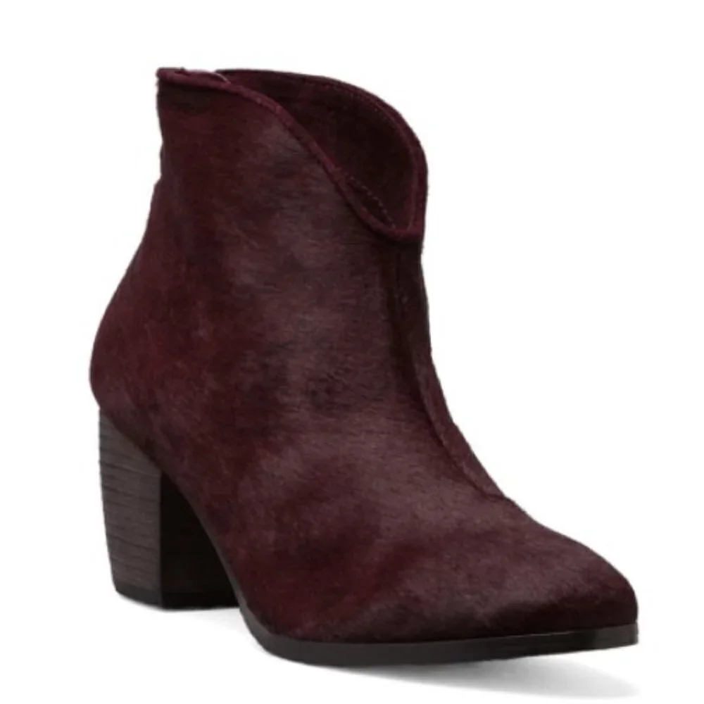REVOLVE Cynthia Vincent Dane Hair on Calf Bootie  8.5